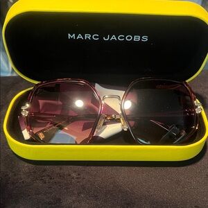 Marc Jacobs Dark Red Sunglasses